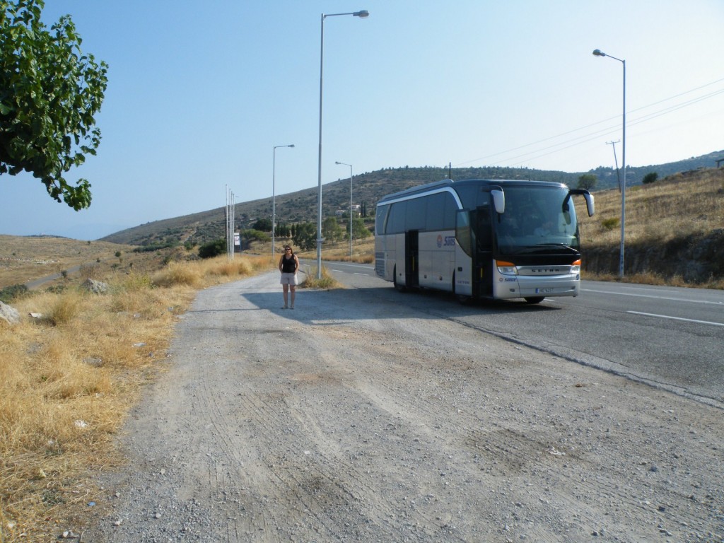 Delphine et notre bus