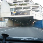 Le tunnel qu'emprunte les Formule 1
