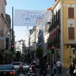 La rue d'Antibes à Cannes